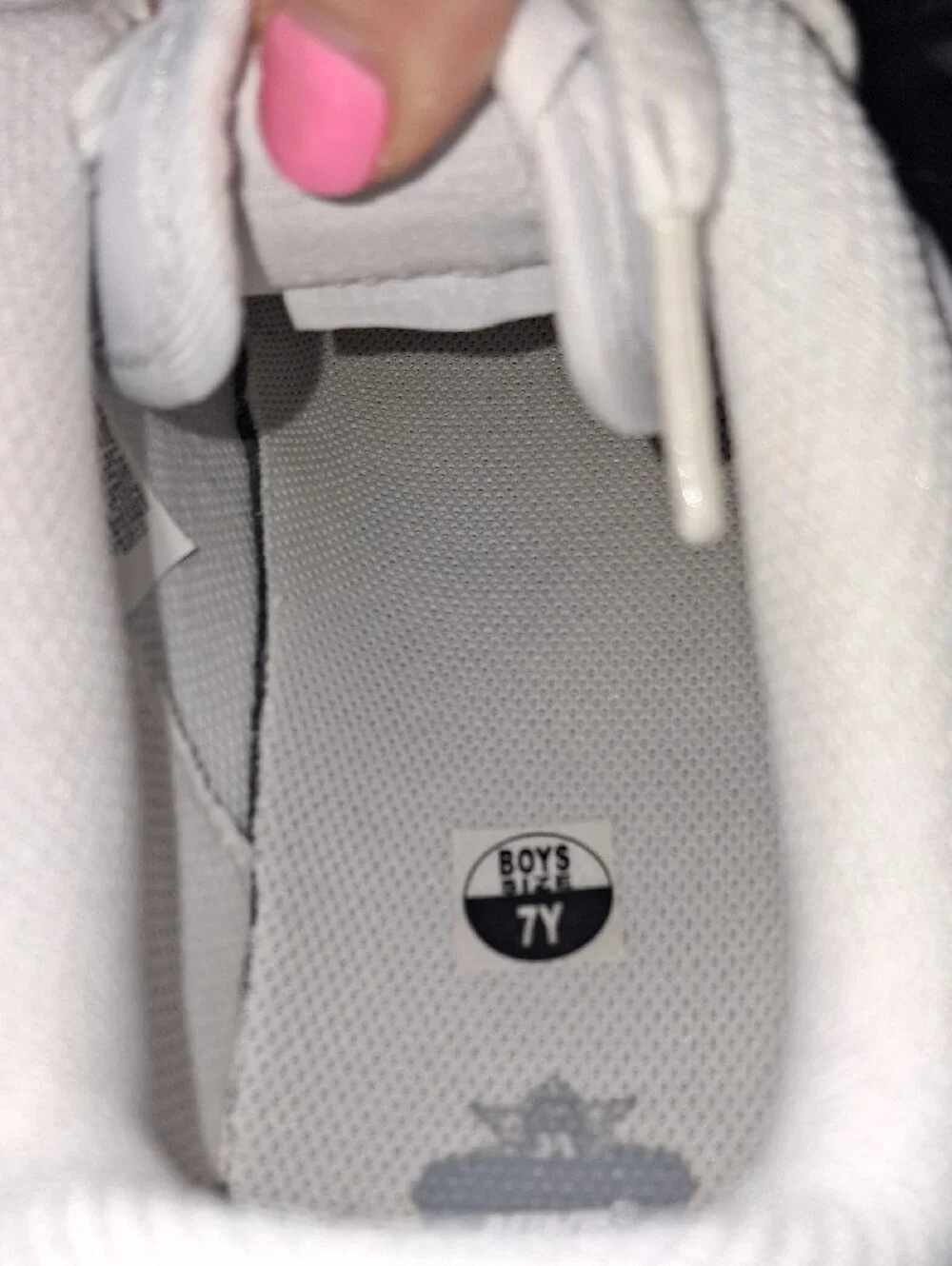 Nike White Low-Top Kids' Sneakers